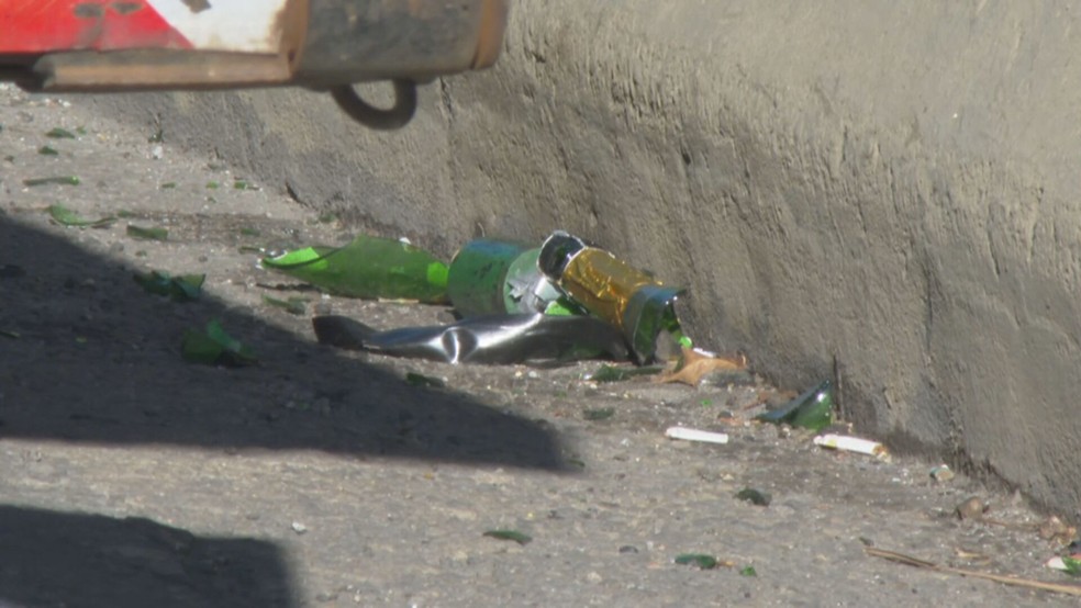 Granada foi encontrada por agentes da Lamsa durante uma inspeção — Foto: Reprodução/ TV Globo