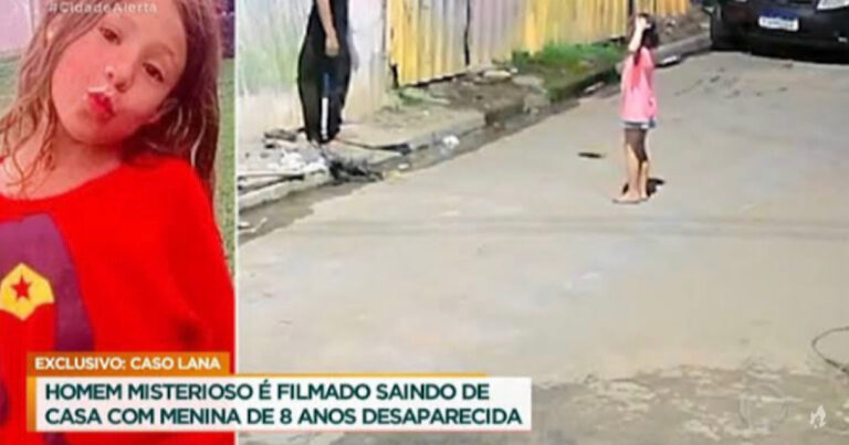 Caso Lana: imagens mostram amenina de 8 anos saindo com um adolescente antes de desaparecer