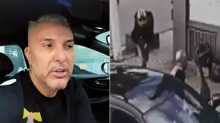 Vídeo: Pai de MC Gui é assaltado por criminoso e tem carro roubado em SP