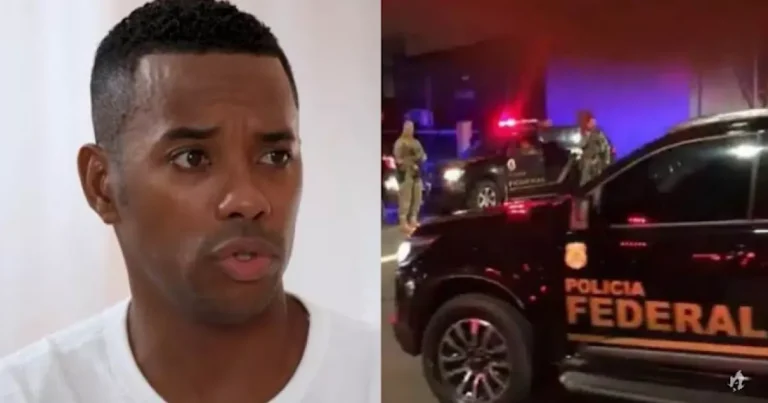 VÍDEO: Robinho é preso pela Polícia Federal após ser condenado por estupro
