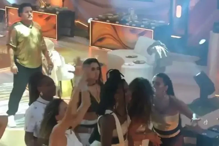 BBB 24: Fernanda e Pitel dão selinho em festa sem treta; vídeo