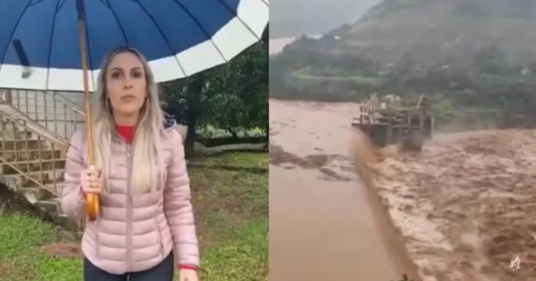 Chuvas no RS: Barragem 14 de Julho acaba de se romper no RS; vídeo mostra desespero