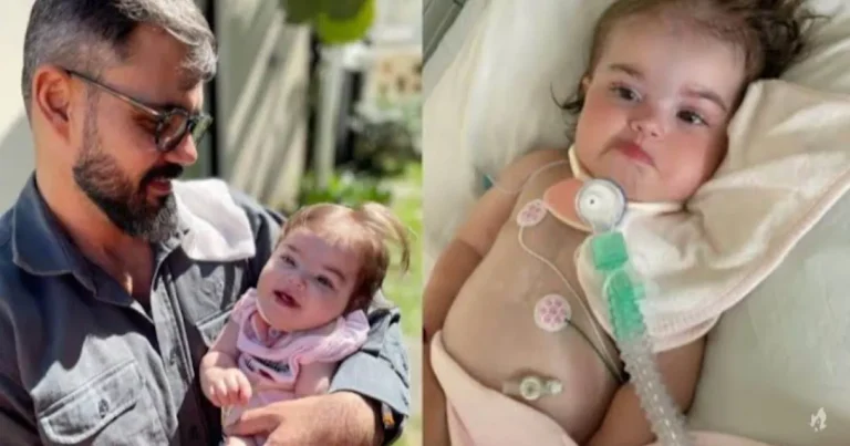 Filha de Juliano Cazarré volta a ser internada após complicações