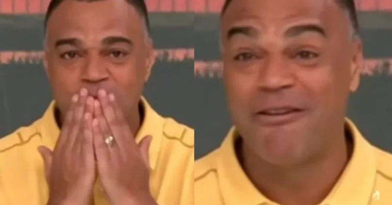 Denilson fala ao vivo pela primeira vez após morte da sobrinha de 9 anos: ‘Estou aqui por ela’
