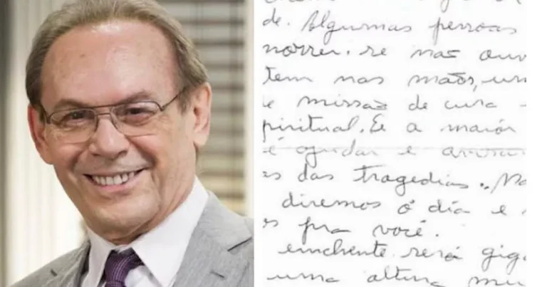 José Wilker retorna em carta psicografa perturbadora e revela que está prestes a voltar