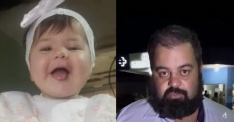 Pai explica o que aconteceu com bebê de 8 meses que foi velada viva em SC
