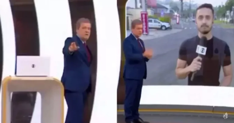 Vídeo: repórter da Globo fica no meio do tiroteio em atentado em Novo Hamburgo: ‘tiros agora, Kovalic’