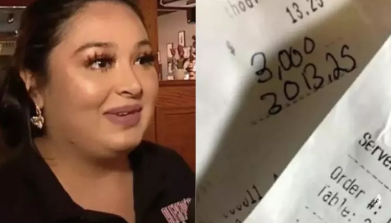 Restaurante processa cliente por gorjeta de $3.000 deixada em refeição de $13