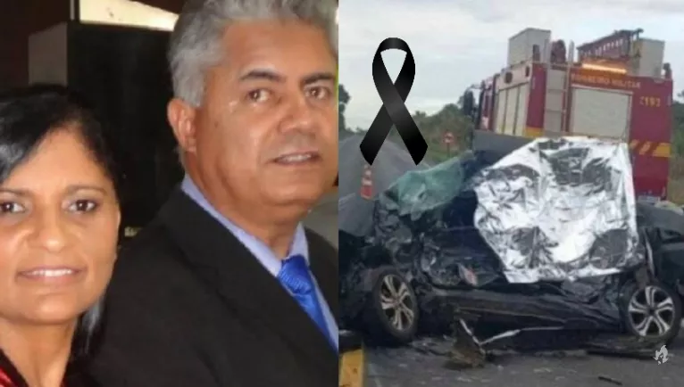 Casal de pastores perdem a vida em grave acidente e causam grande comoção; veículo ficou destruído
