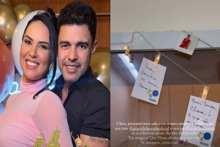 Nasce Clara, filha de Zezé Di Camargo e Graciele Lacerda