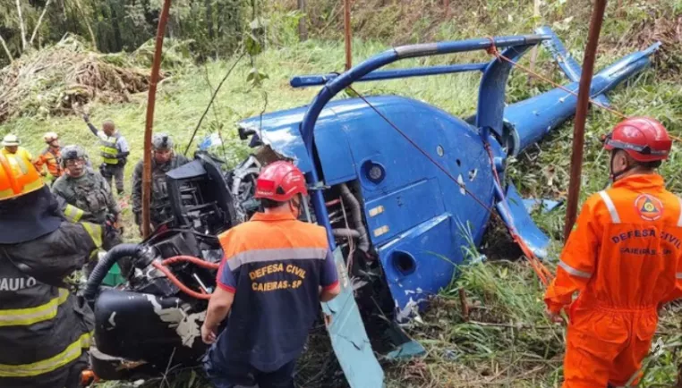 Piloto que sobreviveu aponta o que pode ter contribuído para queda de helicóptero em SP