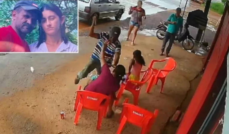 Homem que matou esposa que segurava a filha no colo é preso em matagal horas após o crime