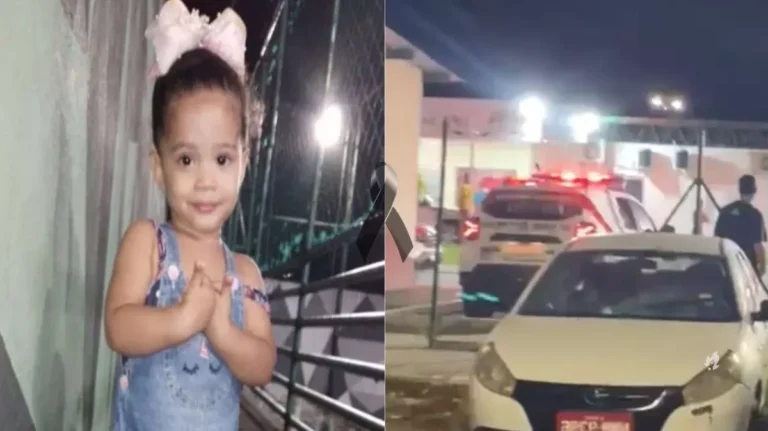 Criança de 3 anos perde a vida baleada na frente de casa em Maceió (AL)