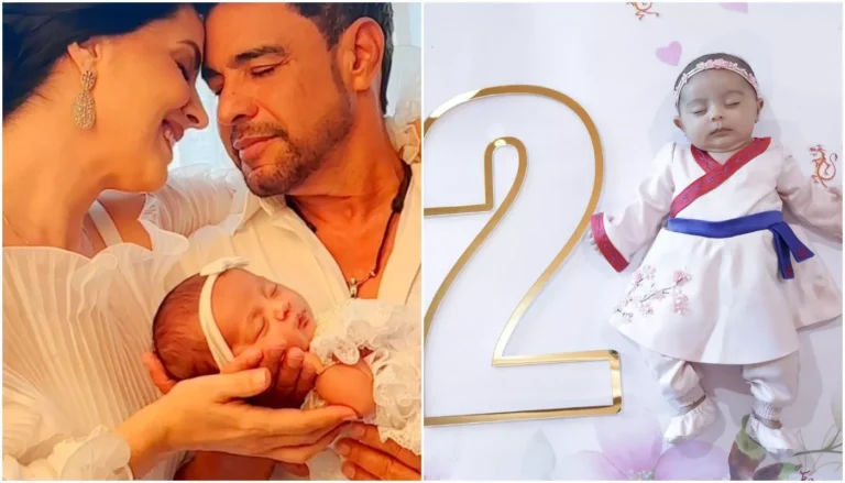 Graciele Lacerda Comemora 2 Meses de Vida da Filha Clara em Estilo Mulan
