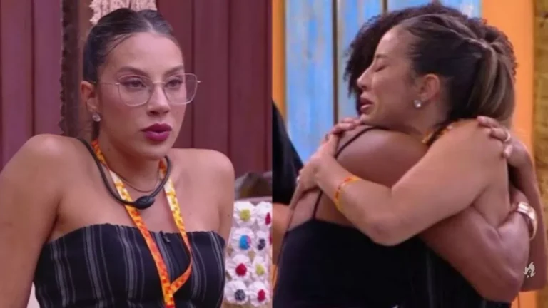 BBB 25: Renata sobre abraço em Aline: “Prefiro bater boca”
