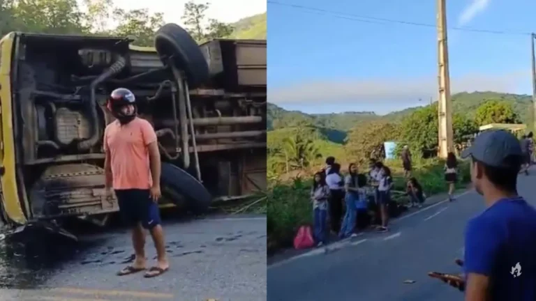 Tragédia: Acidente com ônibus escolar deixa mortos e vários feridos na Paraíba; vídeo