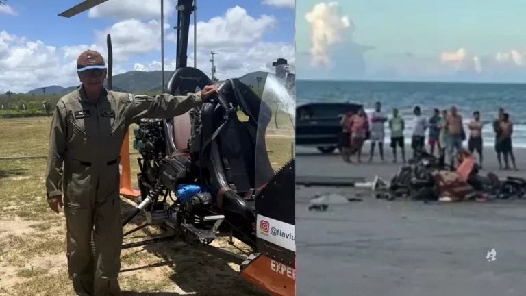Vídeo: Piloto que perdeu a vida em queda de girocóptero fazia live no momento do acidente