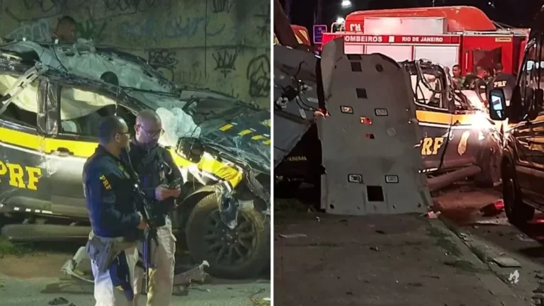 Três agentes da PRF perdem a vida após perseguição no Rio