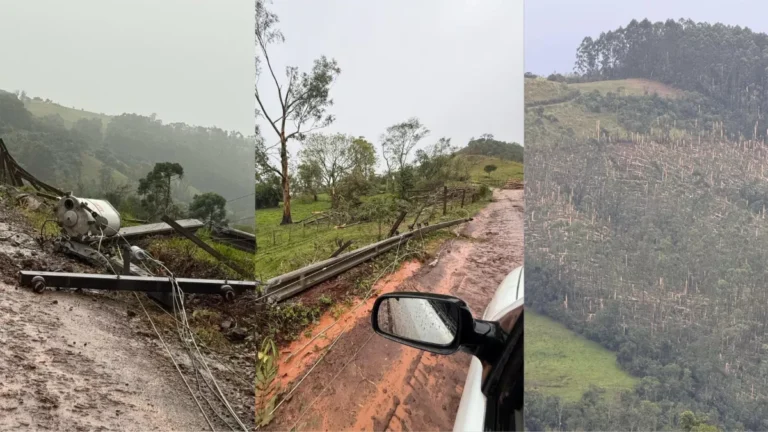 Tornado atingiu município gaúcho durante temporal, diz Defesa Civil