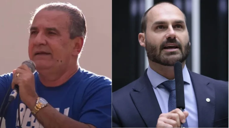“Tamo junto”, diz Eduardo Bolsonaro para Silas Malafaia