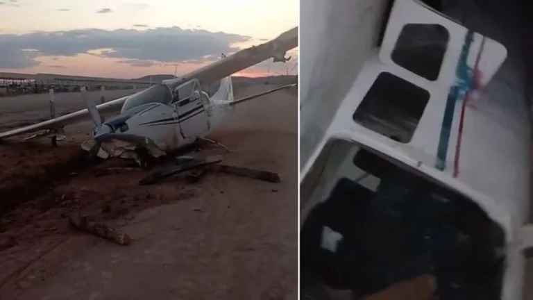 PF prende tripulantes de avião que caiu com quase meia tonelada de cocaína