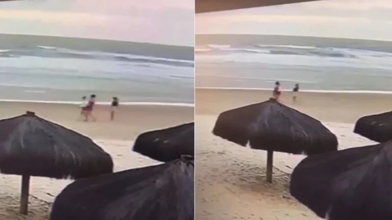 Vídeo mostra professoras e jovem em praia turística antes de crime na BA
