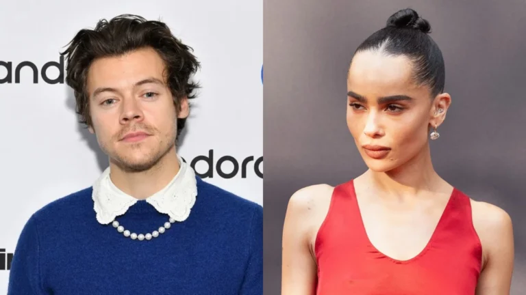 Harry Styles e Zoë Kravitz são flagrados aos beijos em Londres, diz jornal