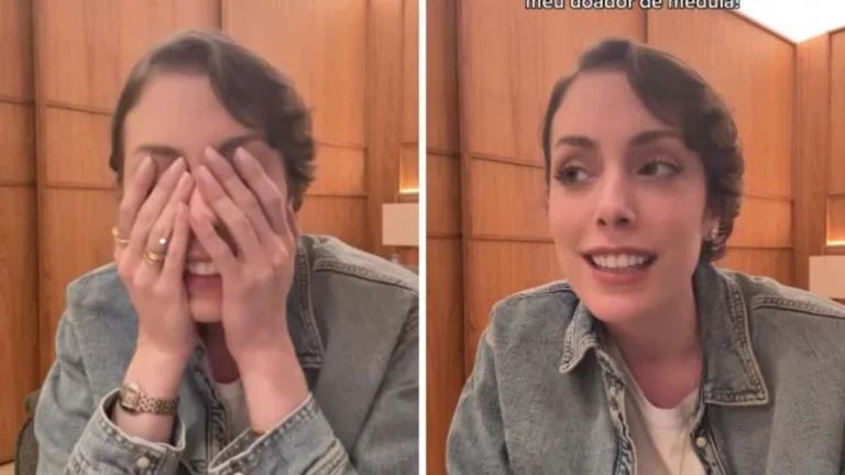 Fabiana Justus conhece doador de medula após queda de sigilo: Estou emocionada