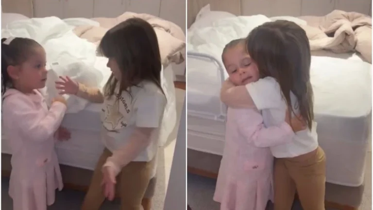 Virginia mostra reencontro fofo das filhas após Maria Alice receber alta