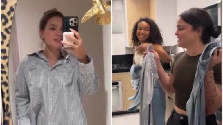 Virginia pede pijama de babá da filha emprestado: “É o que temos”