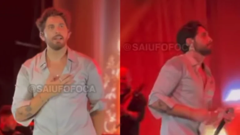 Gustavo Mioto toma atitude inesperada ao ouvir música com Ana Castela durante show