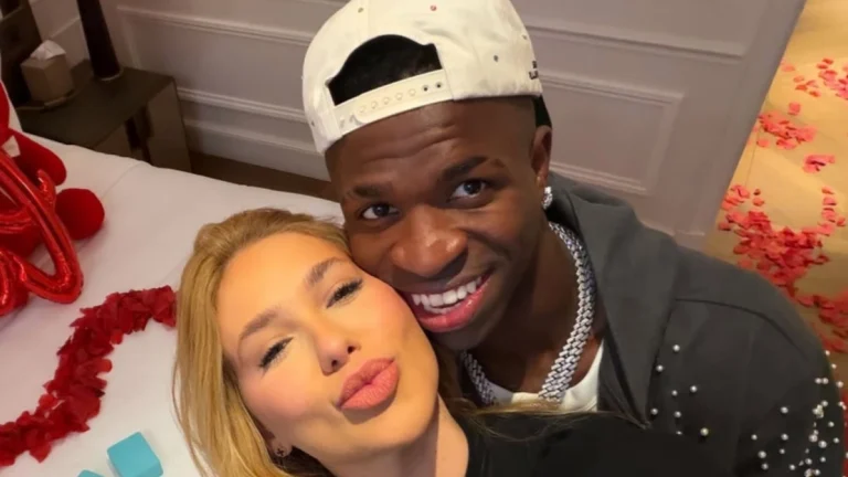 Longe dos segredos, mas muito perto da mídia: pedido de namoro de Vini Jr. e Virgínia vira manchete em famoso jornal na Espanha