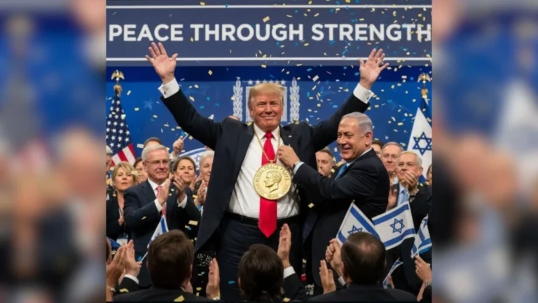 Gabinete de Netanyahu faz campanha para Trump receber Nobel da Paz