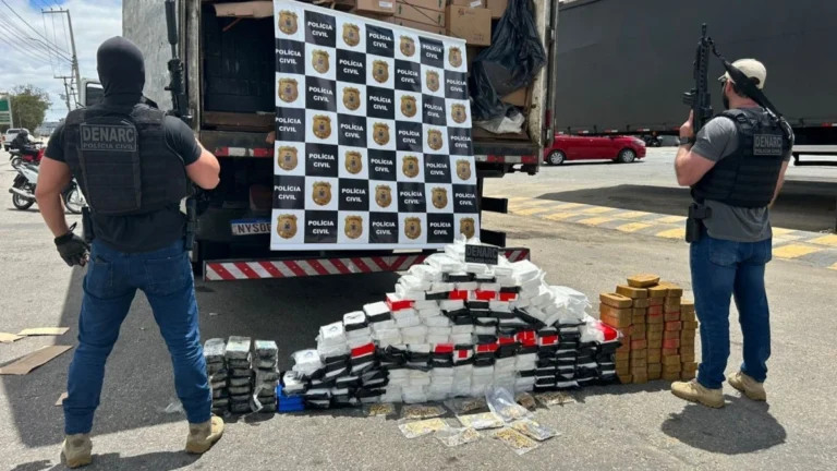 BA: Operação apreende carga de drogas e munições avaliada em R$ 10 milhões