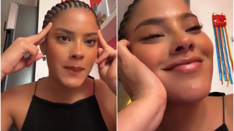 Bella Campos chora ao relembrar dificuldades antes de gravar “Vale Tudo”