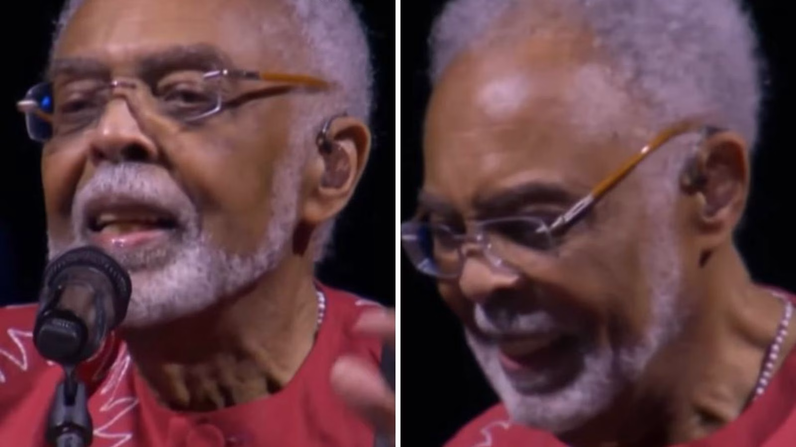 Em show, Gilberto Gil se declara a Preta Gil: “Estará sempre conosco”