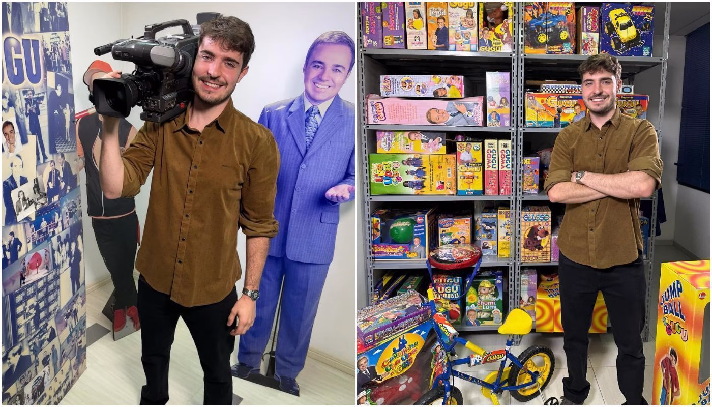 Filho de Gugu revela acervo com mais de 30 mil itens para homenagear pai