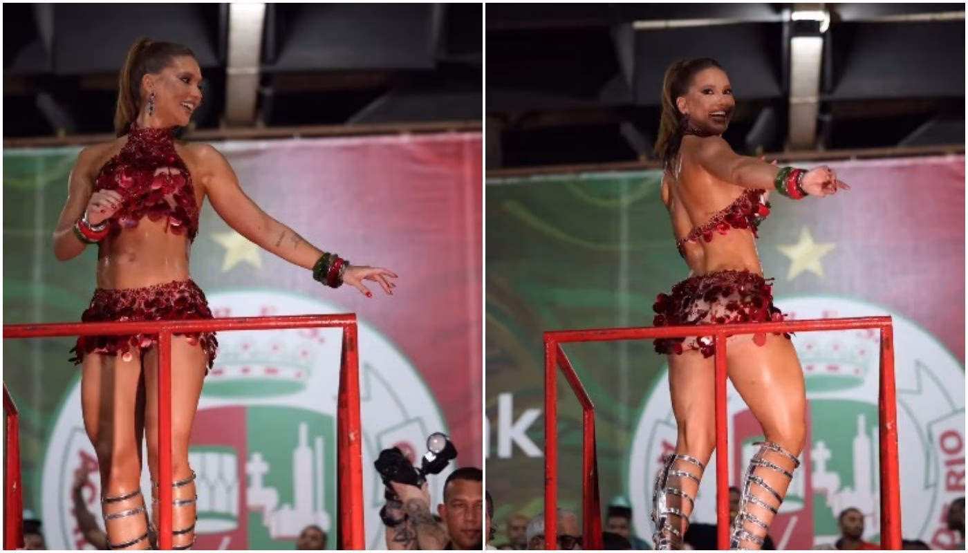 Virginia mostra samba no pé em segundo ensaio da Grande Rio