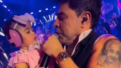 Filha de Zezé Di Camargo surpreende público e rouba a cena em show do pai; veja vídeo