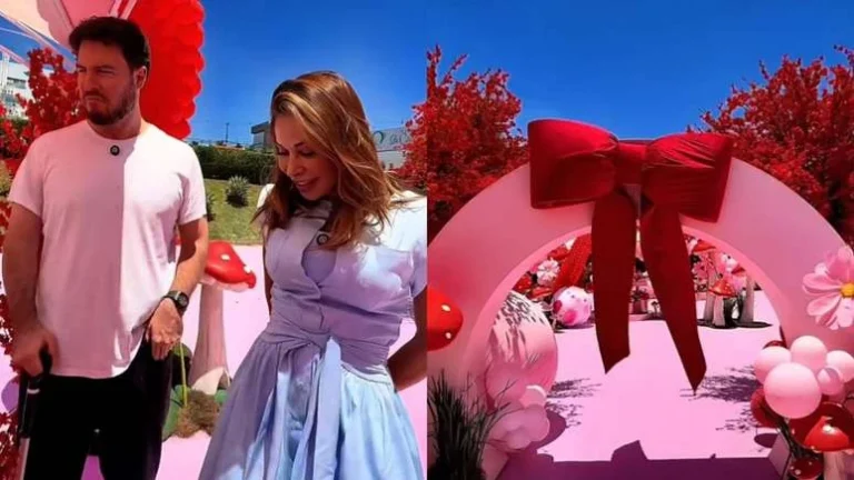 Maíra Cardi celebra mêsversário da filha, Eloah, com festa solidária em creche