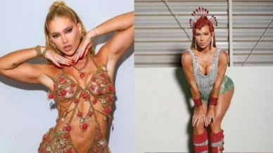 Virginia abre o jogo e fala sobre insegurança como rainha de bateria da Grande Rio