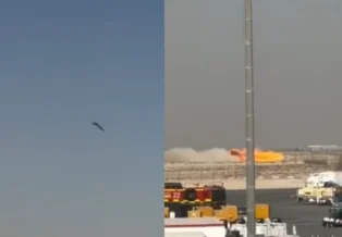 VÍDEO: Avião de caça da Índia cai durante show aéreo em Dubai; piloto morre