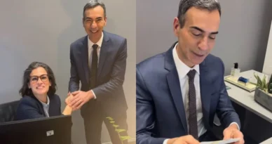 César Tralli mostra recepção de Renata Vasconcellos e equipe do 