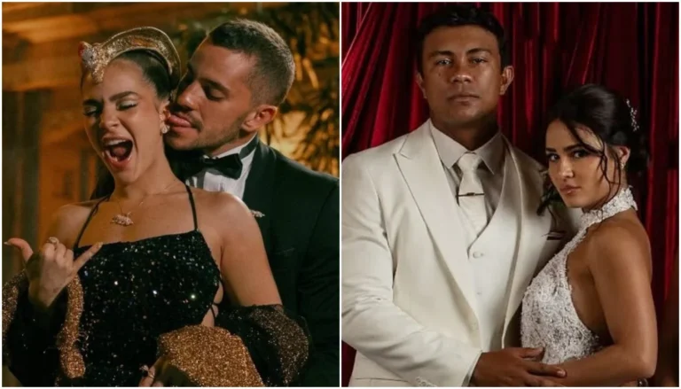 Mel Maia e Giu Buscacio detalham cenas íntimas com André Lamoglia e Xamã