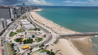 Previsão indica chuvas leves e tempo parcialmente nublado em Fortaleza