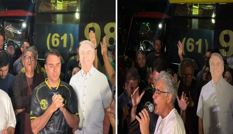 Entre lágrimas e orações, apoiadores fazem vigília comovente por Bolsonaro