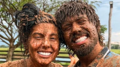 Reconhece? Zé Felipe e Ana Castela se divertem na lama