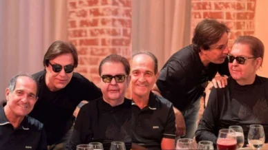 Faustão reaparece em evento de Muricy Ramalho e surpreende convidados