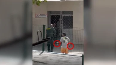 Homem com facas tenta invadir hospital para matar mulher e é baleado por PM