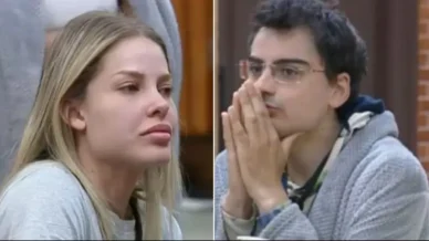 A Fazenda 17: Saory perde a paciência e coloca Dudu contra a parede: 'Quem é?'